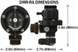 Radium Engineering DMR - RA (Direct Mount Regulator) Fuel Pressure Regulator Green ORB - 8 - 20-1623-01 - Subimods.com