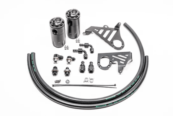 Radium Engineering Dual Catch Can Kit 2016 - 2018 Ford Focus RS - 20-0328-FL - Subimods.com