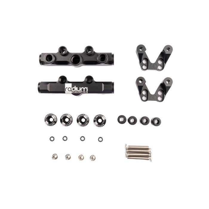 Radium Engineering Side Feed To Top Feed Fuel Rail Conversion Kit Version 3 - 6 JDM Subaru Models - 20-0569-02 - Subimods.com