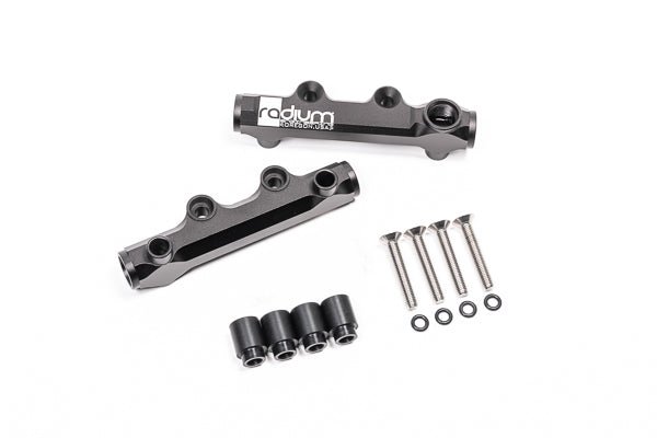 Radium Engineering Top Feed Fuel Rails Black 2002 - 2014 WRX / 2007 - 2021 STI / 2008 - 2012 Legacy GT / 2006 - 2013 Forester XT - 20 - 0567 - 02 - Subimods.com