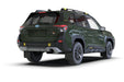 Rally Armor UR Mudflaps Black Urethane w/ Dark Green Logo 2026 Forester Wilderness - MF152-UR-BLK-AGN - Subimods.com
