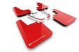 Rally Armor UR Series Mudflaps 2024 Crosstrek Wilderness - MF116-UR-RD-WH - Subimods.com