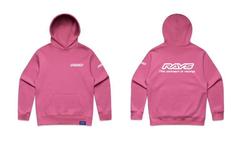 RAYS Limited Hoodie Charity Pink w/ White Puff Logo - RAYS24LHDCHPS - Subimods.com