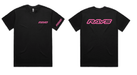 RAYS Limited T-Shirt Black w/ Pink Puff Logo - RAYSTS2025BS - Subimods.com