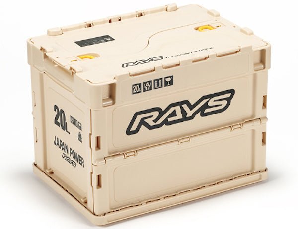 RAYS Collapsable 20L Container Box Ivory for Subaru WRX STI