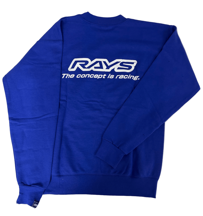 RAYS Official Crew Neck Sweater Blue - RAYS-005-S - Subimods.com