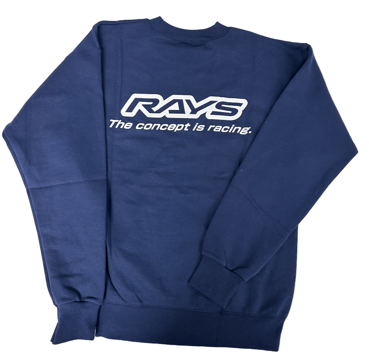 RAYS Official Crew Neck Sweater Navy - RAYS-006-S - Subimods.com
