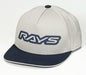 RAYS Official Flat Brim Hat 23S Light Gray / Blue - 7409020002507 - Subimods.com