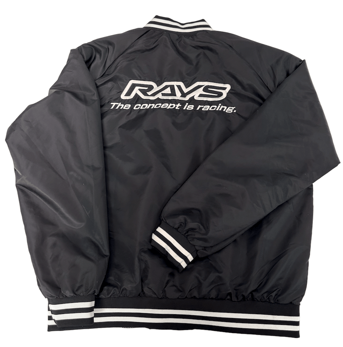 RAYS Official Stadium Jacket Black - XL - RAYS-001 - Subimods.com