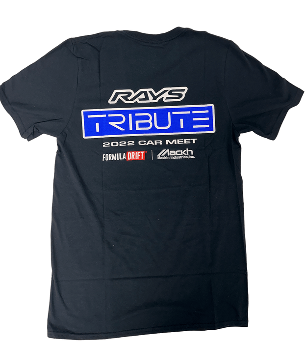 RAYS Official Tribute T-Shirt Black - Small - RAYS-003 - Subimods.com