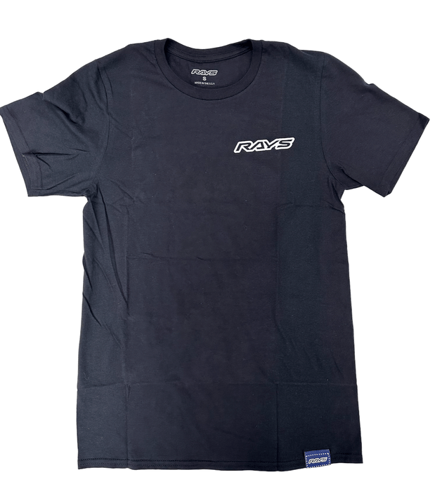 RAYS Official Tribute T-Shirt Black - Small - RAYS-003 - Subimods.com
