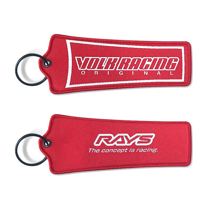 RAYS Official "VOLK Racing" Key Chain 24S Red - 7499000000010 - Subimods.com