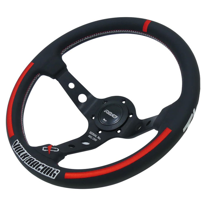 RAYS x VERTEX Volk Steering Wheel Red - WRAYSOSWVOLKRD - Subimods.com