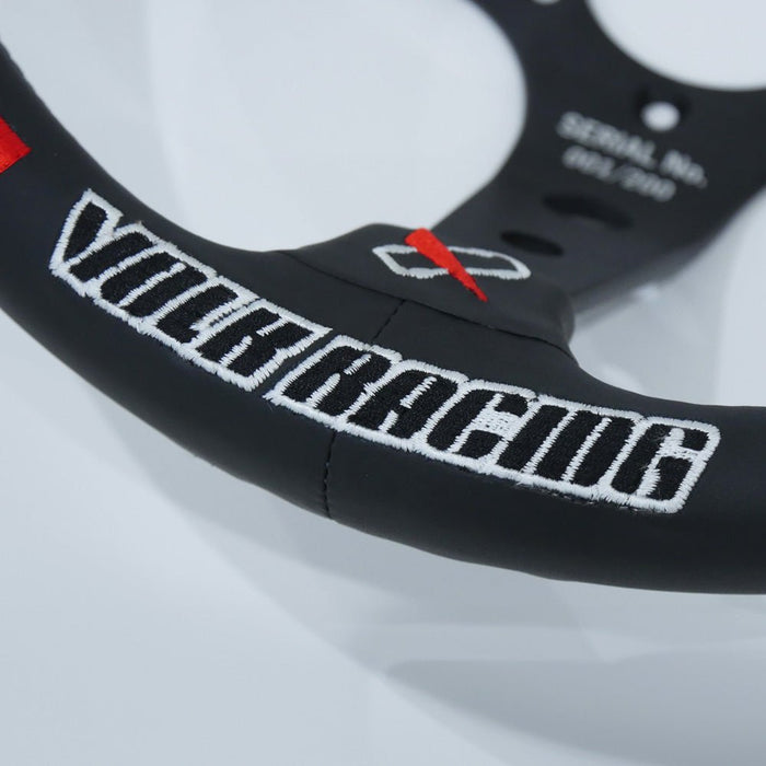 RAYS x VERTEX Volk Steering Wheel Red - WRAYSOSWVOLKRD - Subimods.com