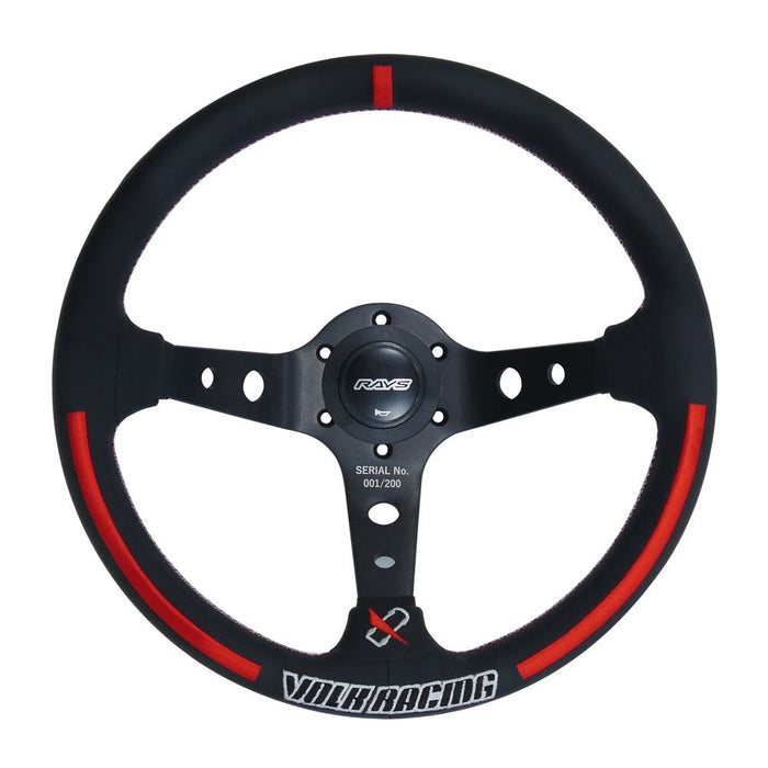 RAYS x VERTEX Volk Steering Wheel Red - WRAYSOSWVOLKRD - Subimods.com