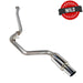 Remark R1 - Spec Catback Exhaust Titanium Muffler Section w/ Burnt Tip 2008 - 2014 STI - RK - C1076S - 02 - Subimods.com
