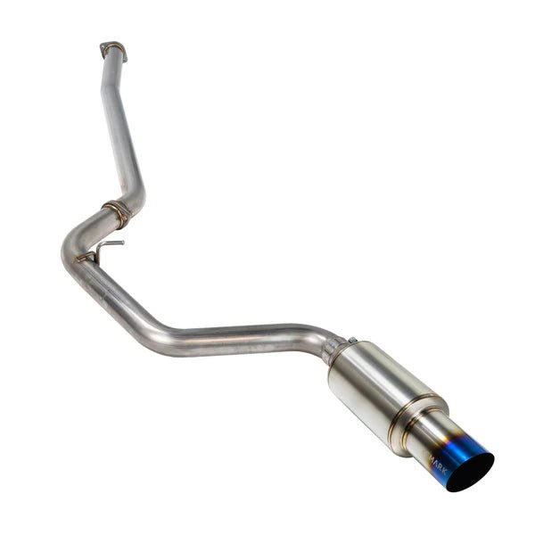 Remark R1 - Spec Catback Exhaust Titanium Muffler Section w/ Burnt Tip 2008 - 2014 STI - RK - C1076S - 02T - Subimods.com