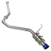 Remark R1-Spec Full Titanium Catback Exhaust Non Resonated 2022-2024 WRX - RK-C1076S-03TF - Subimods.com