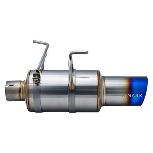 Remark R1 - Spec Full Titanium Catback Exhaust w/ No Resonator 2015 - 2021 WRX / 2015 - 2021 STI - RK - C1076S - 01TF - Subimods.com