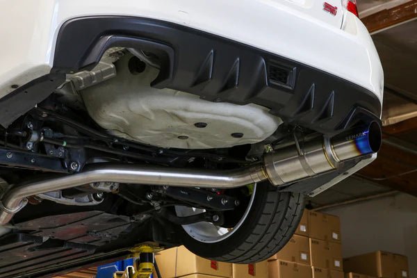 Remark R1 - Spec Full Titanium Catback Exhaust w/ Resonator 2015 - 2021 WRX / 2015 - 2021 STI - RK - C1076S - 01TFC - Subimods.com