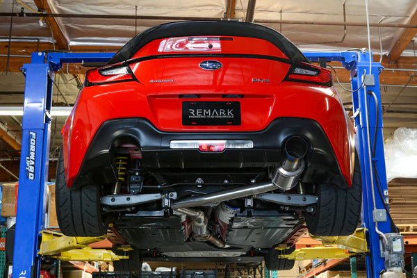 Remark R1-Spec R1-Spec Full Titanium Catback Exhaust Non Resonated 2022-2024 BRZ / 2022-2024 GR86 - RK-C1063T-04TF - Subimods.com