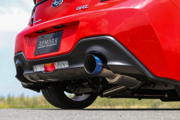 Remark R1-Spec R1-Spec Full Titanium Catback Exhaust Non Resonated 2022-2024 BRZ / 2022-2024 GR86 - RK-C1063T-04TF - Subimods.com