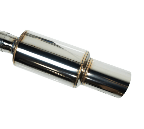 Remark R1 - Spec Single - Exit Cat Back Exhaust w/ Resonator and Stainless Tip 2015 - 2021 WRX / 2015 - 2021 STI - RK - C1076S - 01C - Subimods.com