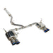 Remark Sports Touring Resonated Cat Back w/ Burnt Stainless Tips 2022 - 2024 WRX - RK - C4076S - 02TC - Subimods.com