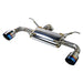Remark Stainless Steel Axle Back Muffler w/ Burnt Wall Polished Tips 2022 - 2024 BRZ / 2022 - 2024 GR86 - RO - TTZ8 - SM - Subimods.com