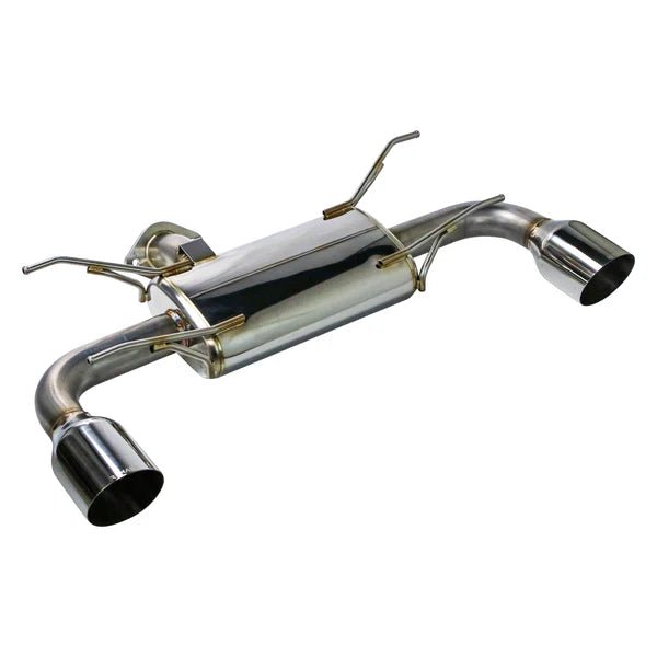 Remark Stainless Steel Axle Back Muffler w/ Single Wall Polished Tips 2022 - 2024 BRZ / 2022 - 2024 GR86 - RO - TSZ8 - SM - Subimods.com