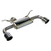 Remark Stainless Steel Axle Back Muffler w/ Single Wall Polished Tips 2022 - 2024 BRZ / 2022 - 2024 GR86 - RO - TSZ8 - SM - Subimods.com