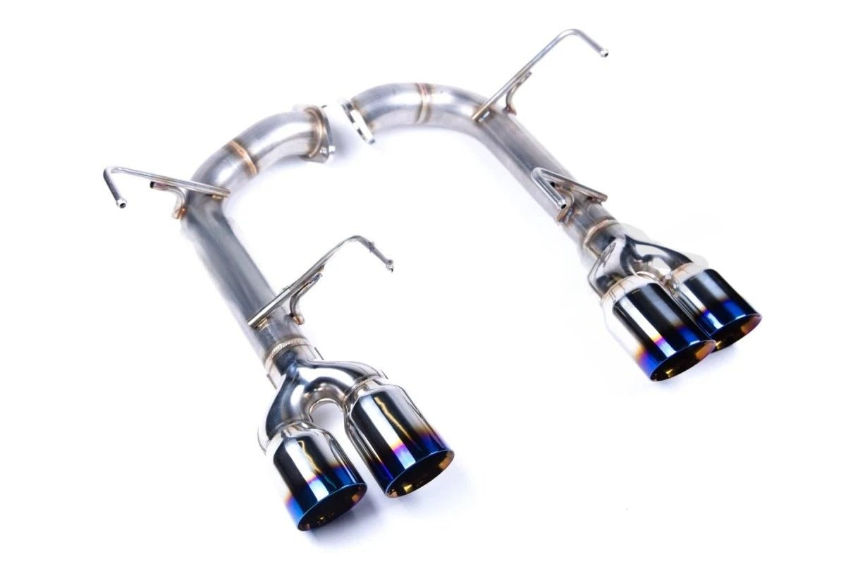 Remark Stainless Steel Axle Back Burnt Tips WRX STI — Subimods.com
