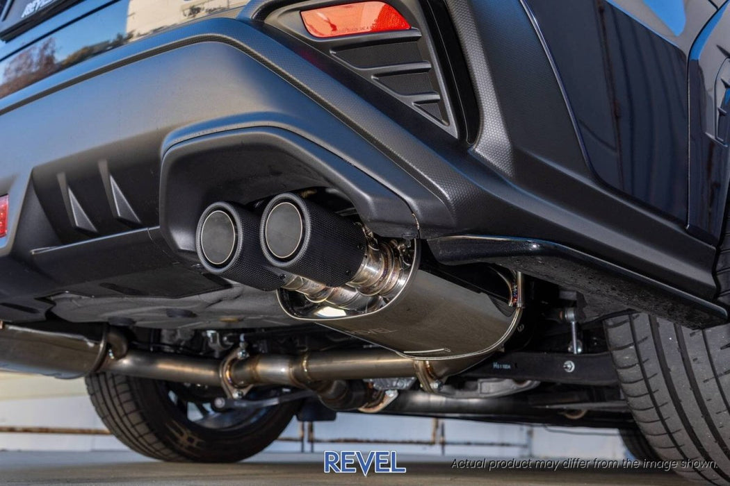 Revel Medallion Touring Premier Cat Back w/ Carbon Tips 2022 - 2024 WRX - T71206C - Subimods.com