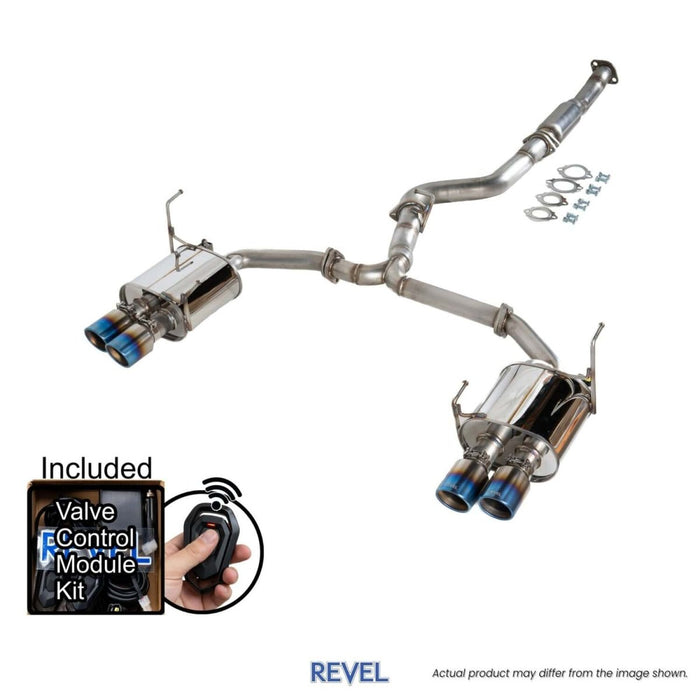 Revel Medallion Touring Premier Cat Back w/ Titanium Tips 2015 - 2021 WRX / 2015 - 2021 STI - T71188T - Subimods.com