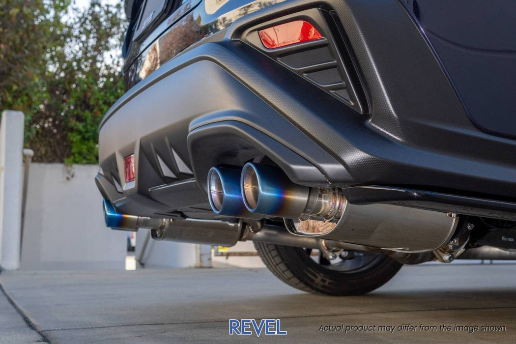 Revel Medallion Touring Premier Cat Back w/ Titanium Tips 2022 - 2025 WRX - T71206T - Subimods.com