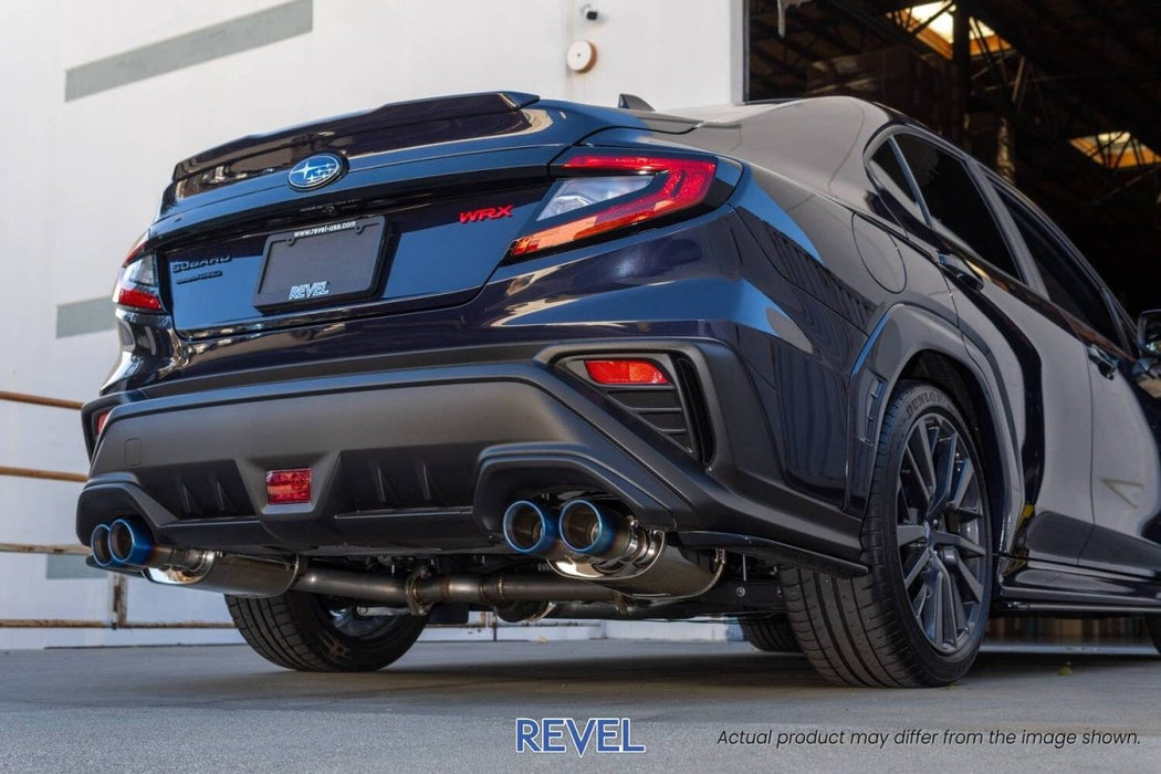 Revel Medallion Touring Premier Cat Back w/ Titanium Tips 2022 - 2025 WRX - T71206T - Subimods.com