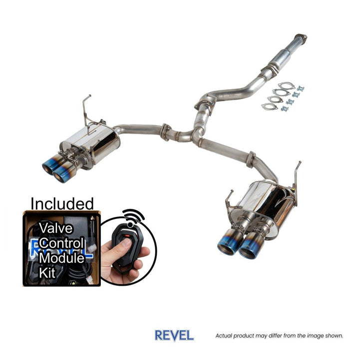 Revel Medallion Touring Premier Cat Back w/ Titanium Tips 2022 - 2025 WRX - T71206T - Subimods.com