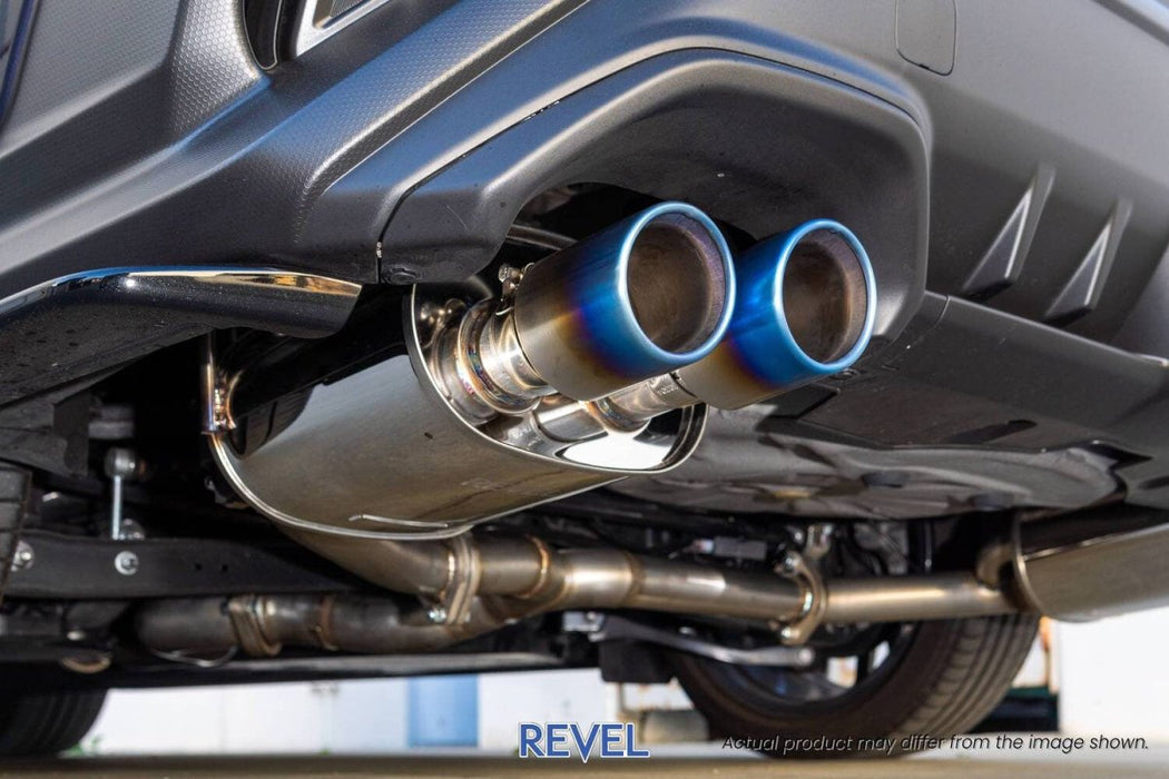 Revel Medallion Touring Premier Cat Back w/ Titanium Tips 2022 - 2025 WRX - T71206T - Subimods.com