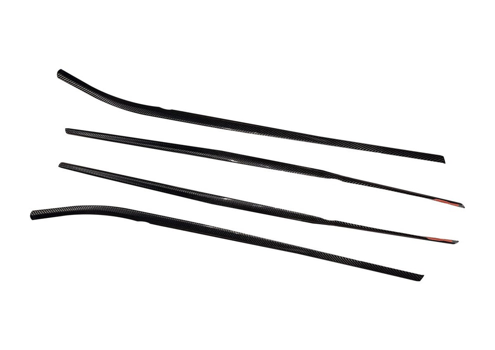 Rexpeed Dry Carbon Fiber Door and Window Moulding Cover 2022 - 2025 WRX - G145 - Subimods.com