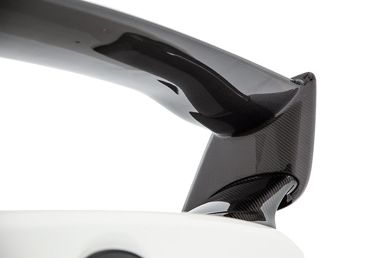 OLM Carbon Fiber OEM STI Style Spoiler w/ Carbon Bases 2015-2021 WRX / STI