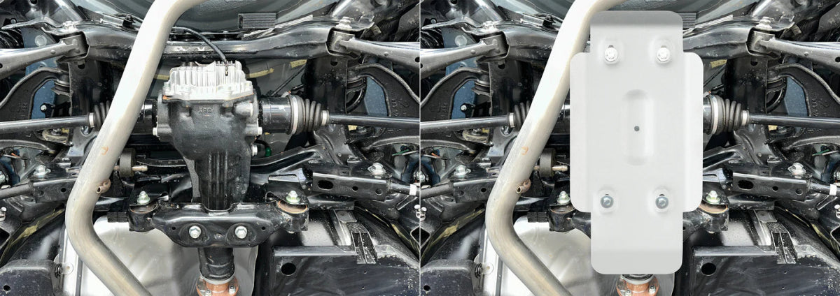 RIVAL Aluminum Differential Skid Plate 2019 - 2025 Forester / 2020 - 2025 Outback / 2018 - 2025 Crosstrek - 2333.5434.2.6 - Subimods.com