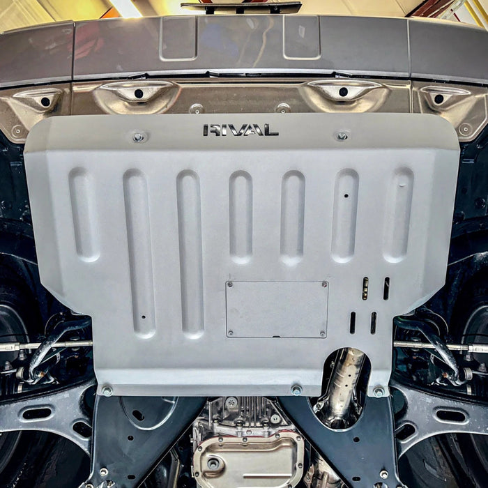 RIVAL Aluminum Engine Skid Plate 2022 - 2024 Forester Wilderness / 2018 - 2025 Crosstrek / 2018 - 2025 Crosstrek Wilderness - 2333.5446.1.6 - Subimods.com