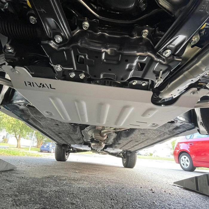 RIVAL Aluminum Transmission Skid Plate 2020 - 2025 Forester / 2020 - 2025 Outback / 2020 - 2025 Crosstrek - 2333.5437.1.6 - Subimods.com
