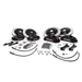 Rotora Big Brake Kit 4/2 Piston Calipers w/ Slotted Rotors 2002 - 2005 WRX - ROTORA - KIT - 024AS - Subimods.com