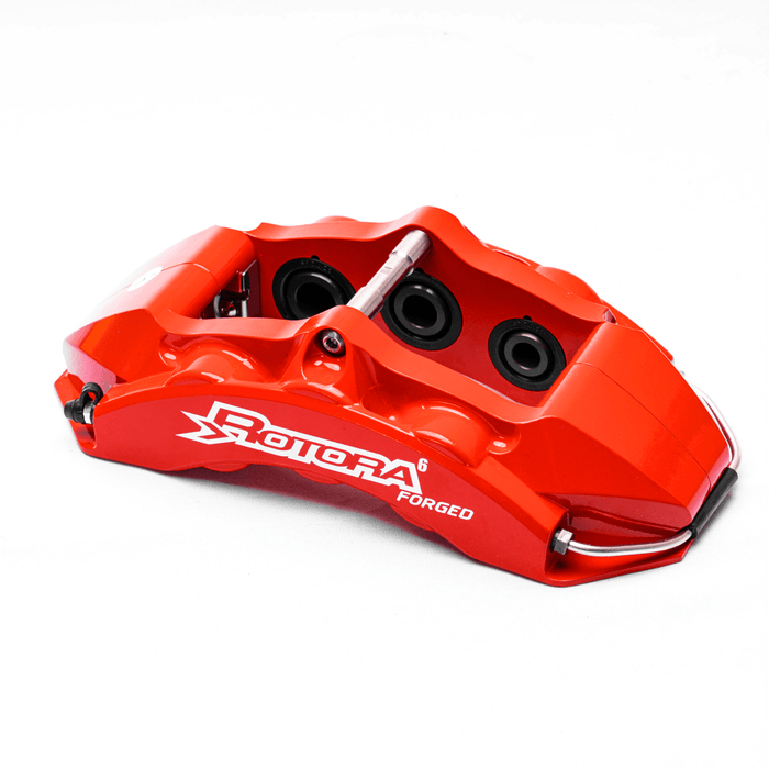 Rotora Big Brake Kit 6/2 Piston Calipers w/ Slotted Rotors 2002 - 2005 WRX - ROTORA - KIT - 023AS - Subimods.com