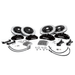 Rotora Big Brake Kit 6/2 Piston Calipers w/ Slotted Rotors 2002 - 2005 WRX - ROTORA - KIT - 023BS - Subimods.com