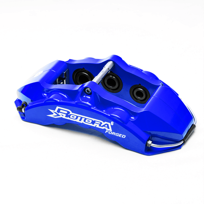 Rotora Big Brake Kit 6/2 Piston Calipers w/ Slotted Rotors 2002 - 2005 WRX - ROTORA - KIT - 023BS - Subimods.com