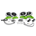 Rotora Big Brake Kit 6/2 Piston Calipers w/ Slotted Rotors 2002 - 2005 WRX - ROTORA - KIT - 023YS - Subimods.com