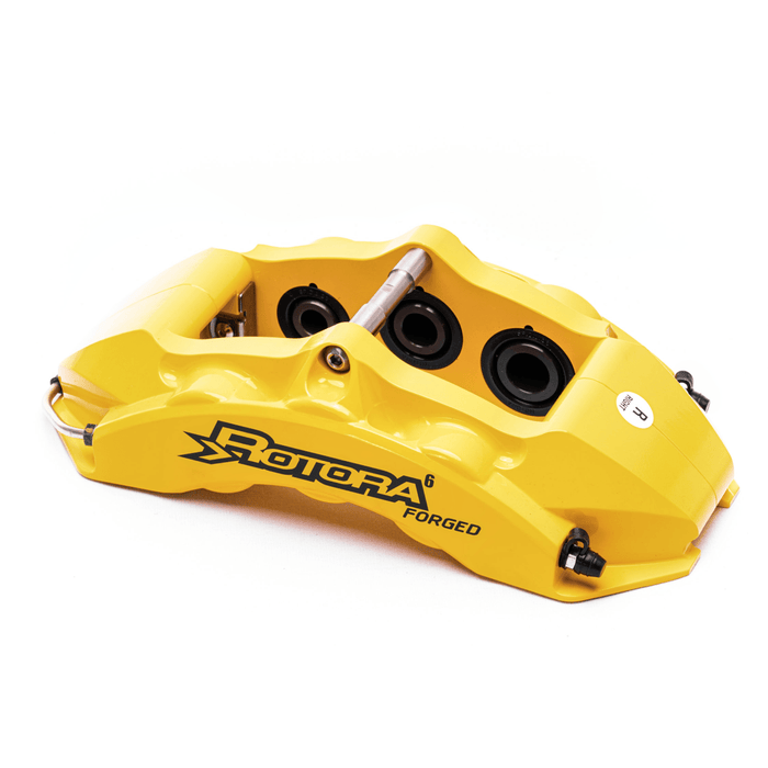Rotora Big Brake Kit 6/2 Piston Calipers w/ Slotted Rotors 2002 - 2005 WRX - ROTORA - KIT - 023YS - Subimods.com