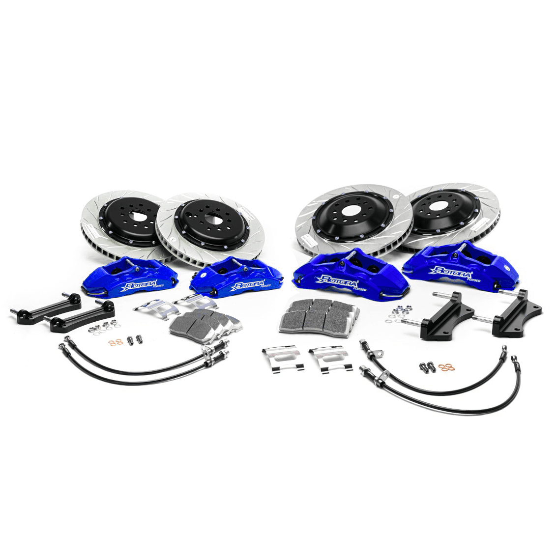 Rotora Big Brake Kit 6/4 Piston w/ Slotted Rotors WRX 22-24 — Subimods.com
